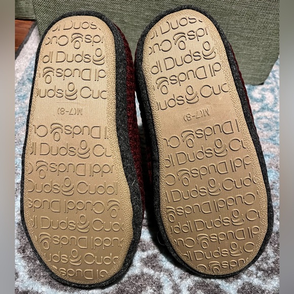 Cuddl Duds, fleece lined ankle, Bootie Slippers with Foam Insole. Deep Wine - Picture 4 of 4